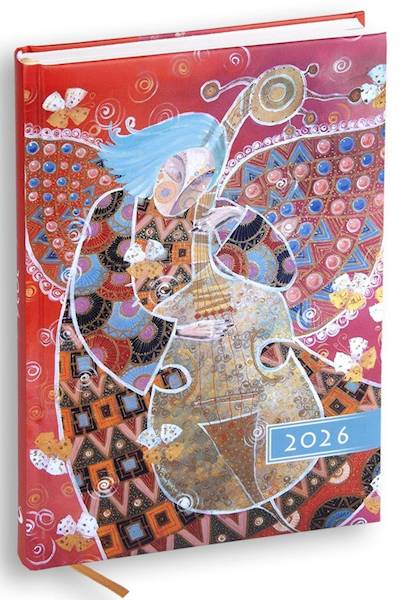 Kalendarz / Terminarz 2026 A5 KOLOROWY - anioł