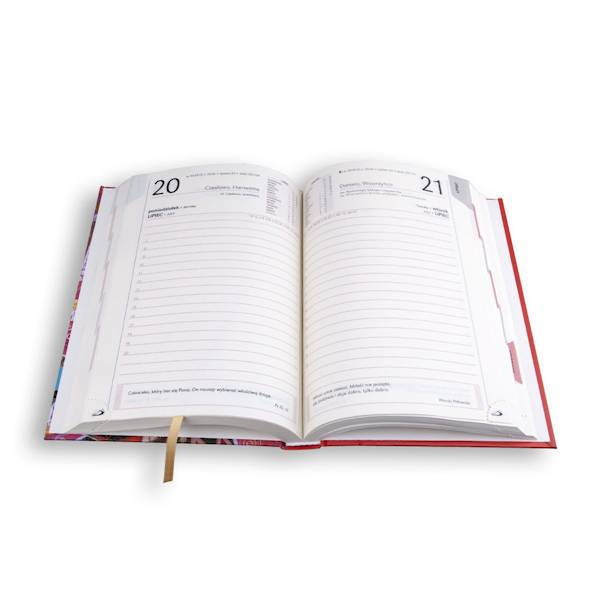 Kalendarz / Terminarz 2026 A5 KOLOROWY - anioł