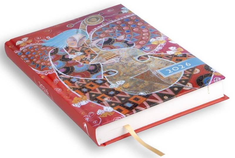 Kalendarz / Terminarz 2026 A5 KOLOROWY - anioł