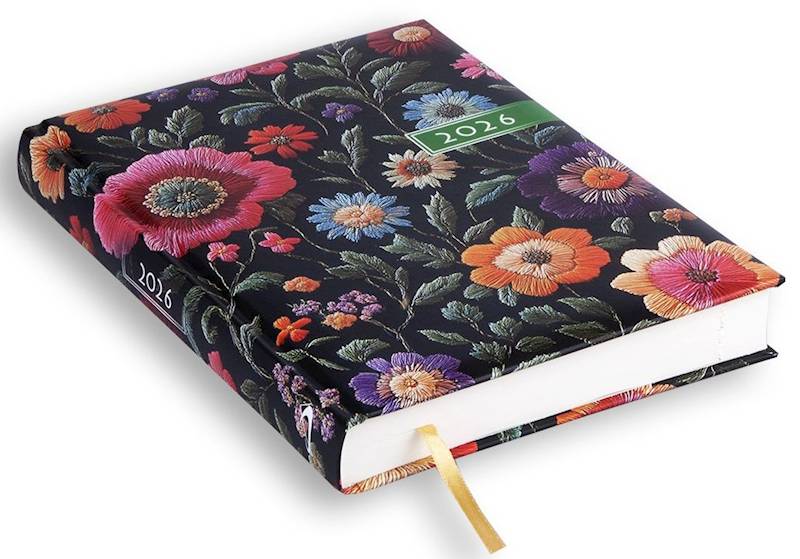 Kalendarz / Terminarz 2026 A5 KOLOROWY - kwiaty