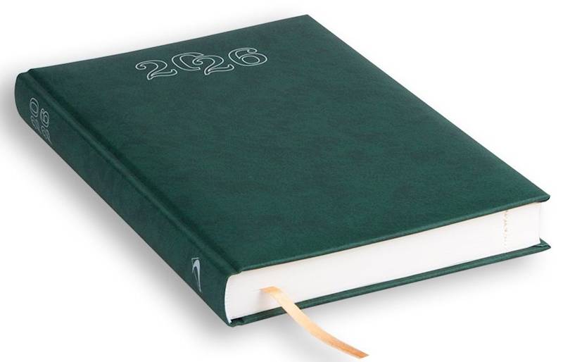 Kalendarz / Terminarz 2026 B6 STANDARD - zielony