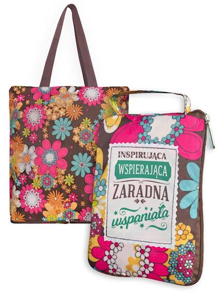 Torba na zakupy: "INSPIRUJĄCA WSPIERAJĄCA ZARADNA..." ZT-007