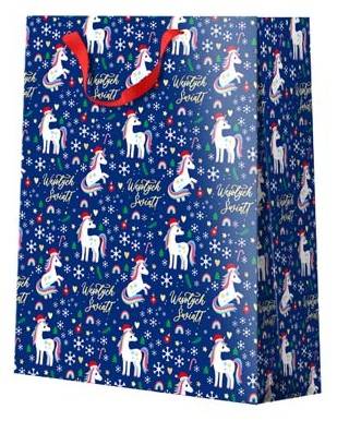 BIG XXL Torba prezentowa Dziecięca "Boże Narodzenie" 40,6x55,8x20,3 cm QJ-001 wzór 4