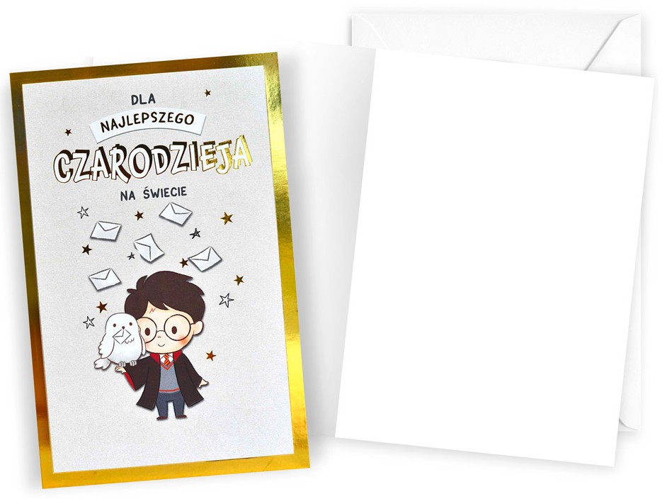 Karnet z kopertą: Urodziny dziecięce (Harry Potter) DHS-018