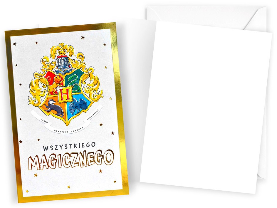 Karnet z kopertą: Urodziny dziecięce (Harry Potter) DHS-017