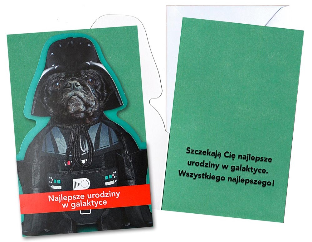 Karnet z kopertą: Urodziny dziecięce (Star Wars) DHS-005