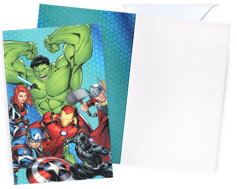 Karnet z kopertą: Urodziny dziecięce (AVENGERS) DHS-003