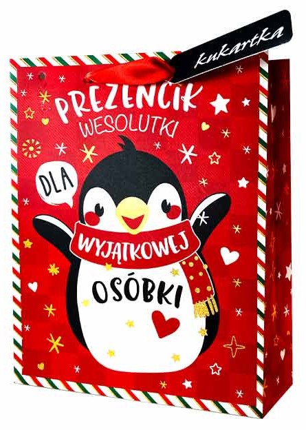 Torba prezentowa Boże Narodzenie 33x45,6x15 cm QXL-207 wzór 1
