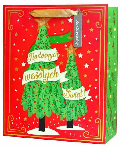 Torba prezentowa Boże Narodzenie 33x45,6x15 cm QXL-221 wzór 3