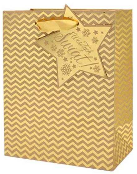 Torba prezentowa Kraft Boże Narodzenie 17,7x22,8x9,8 cm QPM-127 wzór 4