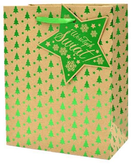 Torba prezentowa Kraft Boże Narodzenie 33x 45,6x15 cm QPXL-080 wzór 2