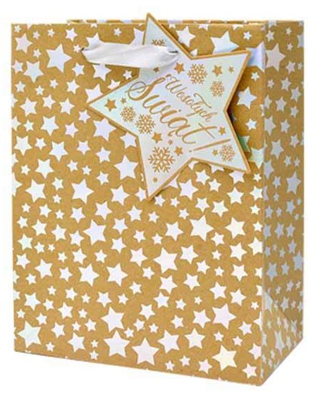 Torba prezentowa Kraft Boże Narodzenie 33x 45,6x15 cm QPXL-080 wzór 3