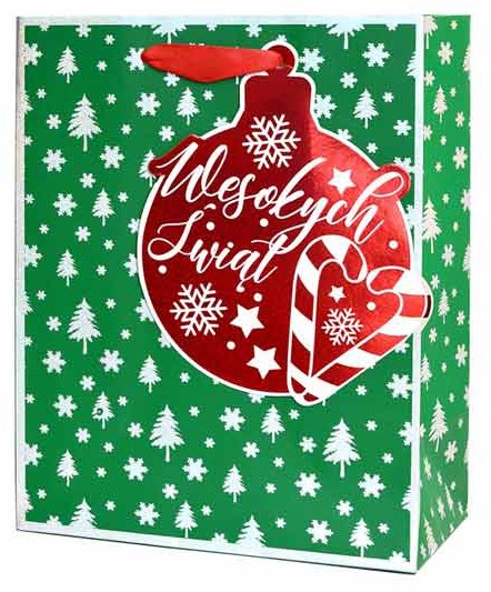 Torba prezentowa Boże Narodzenie 12,8x17,9x8 cm QPS-067 wzór 1
