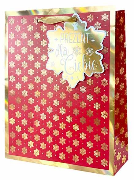 Torba prezentowa Boże Narodzenie 26x32,3x12,5 cm QPL-114 wzór 4
