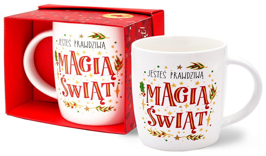 Kubek kukartka TOP Boże Narodzenie "Jesteś prawdziwą..." 350 ml TOP-027