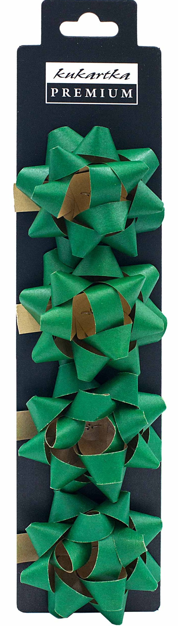 Kokardy ozdobne kukartka 4 szt. (zielony) ZKO-010