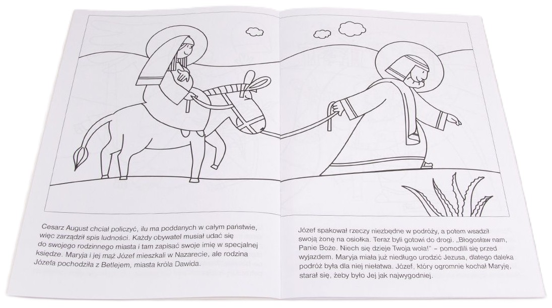 Dzisiaj w Betlejem. Kolorowanka z naklejkami - Praca zbiorowa