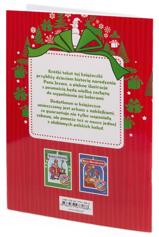 Dzisiaj w Betlejem. Kolorowanka z naklejkami - Praca zbiorowa