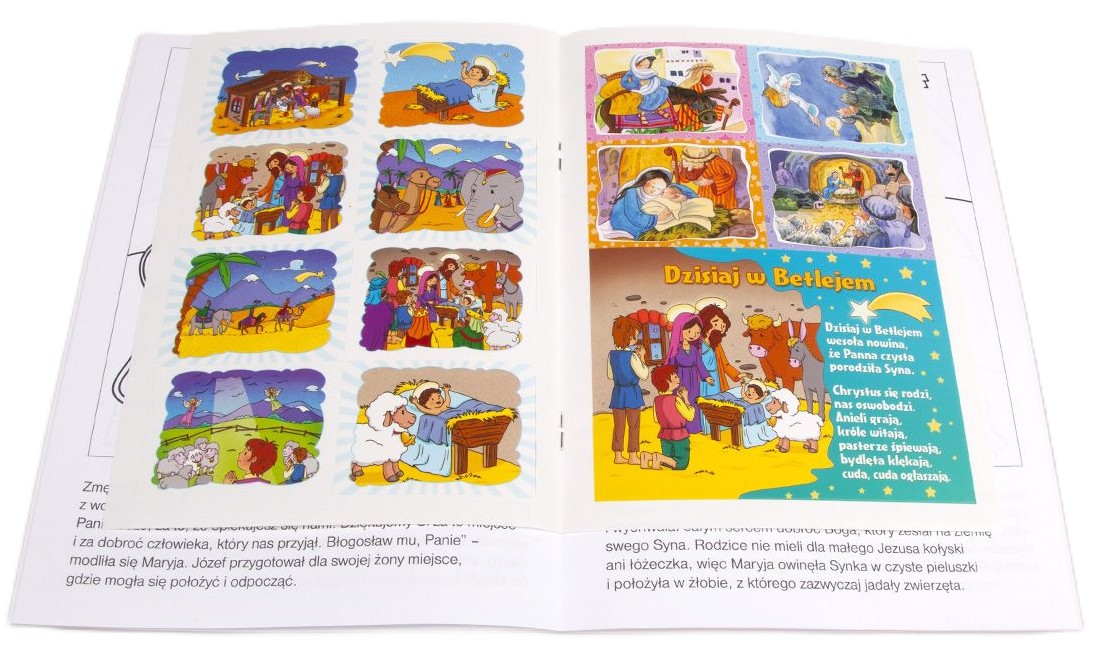 Dzisiaj w Betlejem. Kolorowanka z naklejkami - Praca zbiorowa