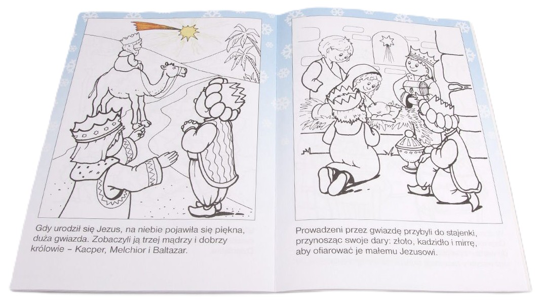 Boże Narodzenie. Kolorowanka z naklejkami - Praca zbiorowa