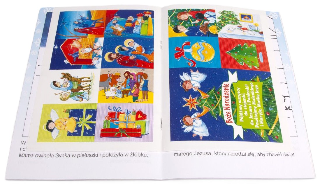 Boże Narodzenie. Kolorowanka z naklejkami - Praca zbiorowa