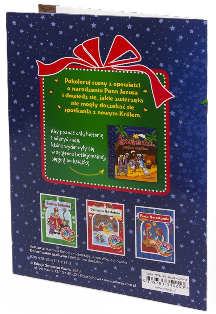 Stajenka pełna cudów. Kolorowanka z naklejkami - Praca zbiorowa