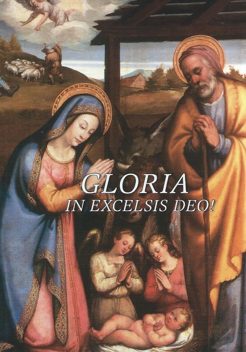 Kartka Pocztówka WIGILIJNA 11 - GLORIA IN EXCELSIS DEO!