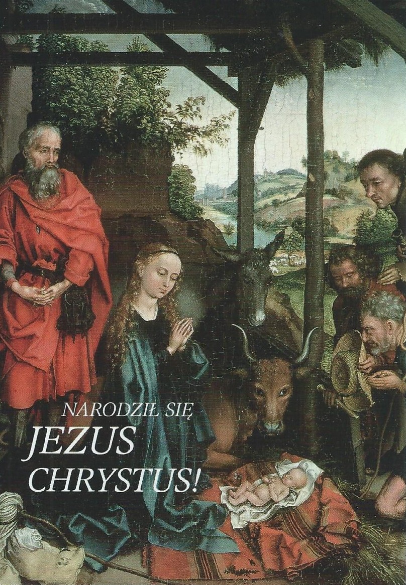 Kartka Pocztówka WIGILIJNA 13 - NARODZIŁ SIE JEZUS CHRYSTUS!