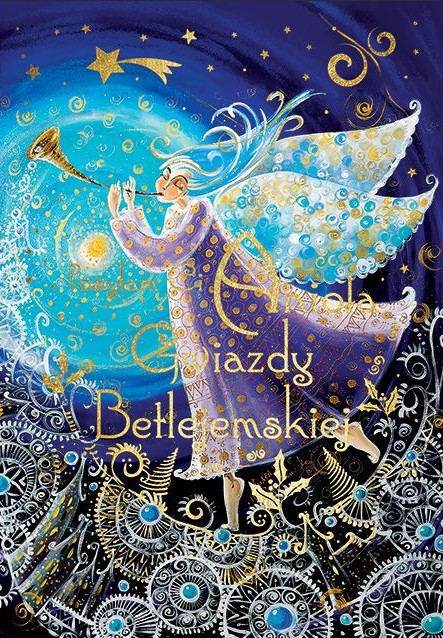 Karnet z kopertą: Z ANIOŁAMI 48. Posyłam Ci Anioła Gwiazdy Betlejemskiej