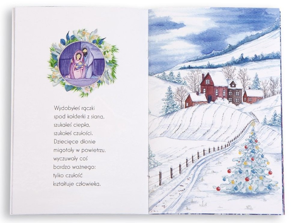 DZIECIĘ, KTÓRE SZUKA TWOJEGO SERCA - Bożonarodzeniowe życzenia (Pejzaż)