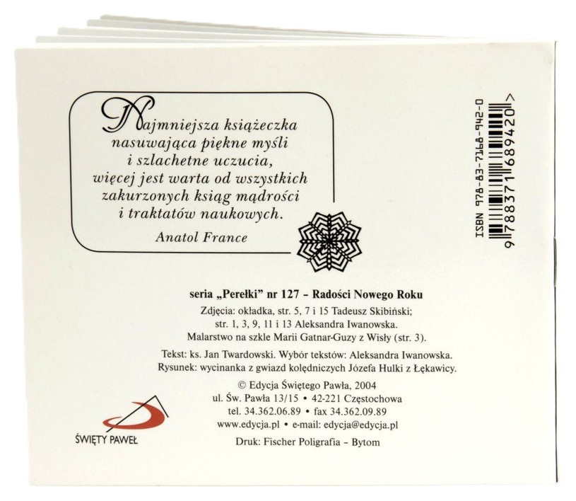 PEREŁKA 127: Radości Nowego Roku - ks. Jan Twardowski