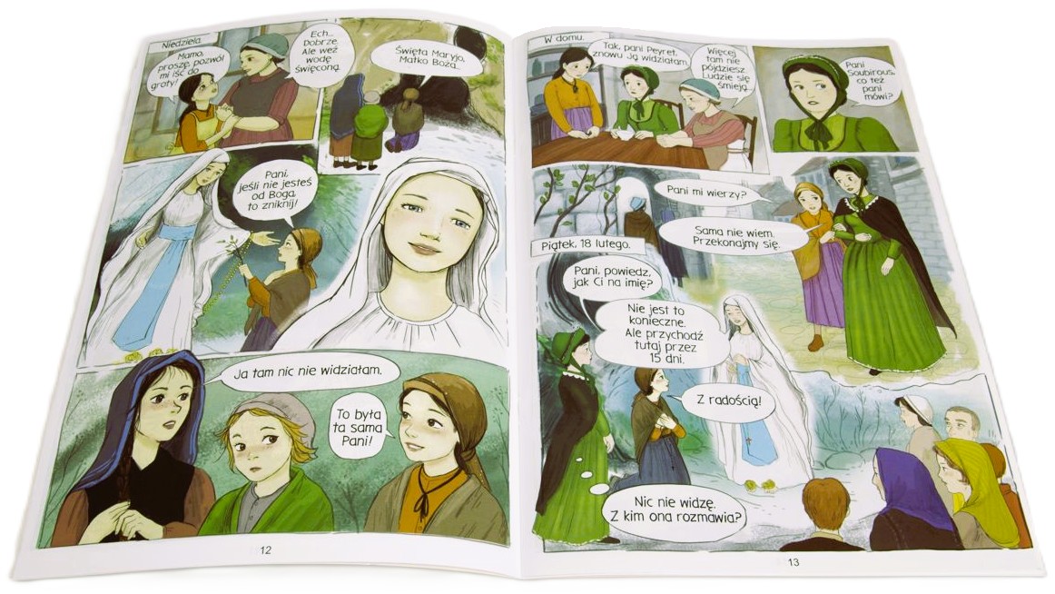 Komiks: LOURDES. Historia dziewczynki, która zaufała Niepokalanej