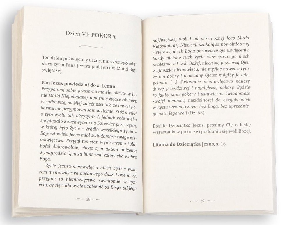 Nowenna przed uroczystością Bożego Narodzenia - s. Leonia Nastał