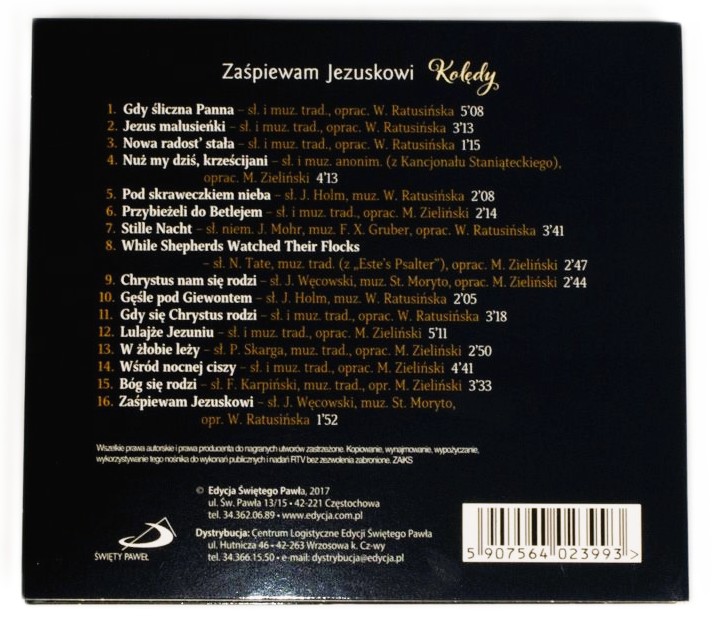 Kolędy: Zaśpiewam Jezuskowi - "Sinfonia Academica" (CD)