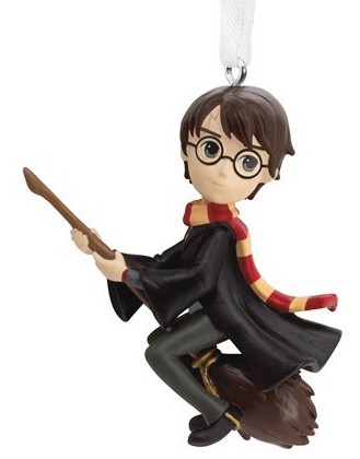 Zawieszka choinkowa Hallmark ORNAMENTS: HARRY POTTER na miotle