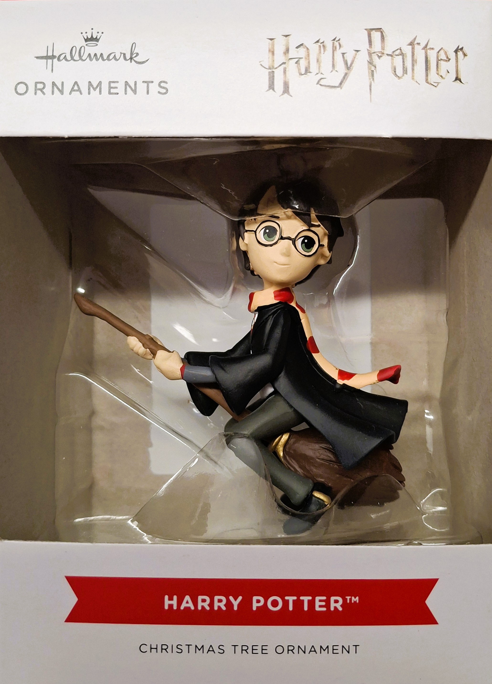 Zawieszka choinkowa Hallmark ORNAMENTS: HARRY POTTER na miotle