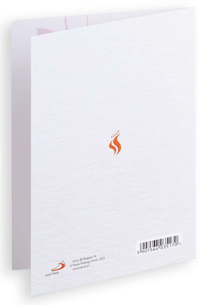 Karnet z kopertą: Ze Świętymi 4 - Życzę Ci opieki Świętego Józefa