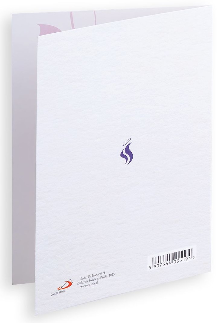 Karnet z kopertą: Ze Świętymi 6 - Życzę Ci opieki Świętego Ojca Pio