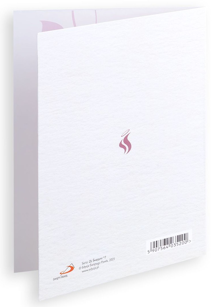 Karnet z kopertą: Ze Świętymi 7 - Życzę Ci opieki Świętej Anny