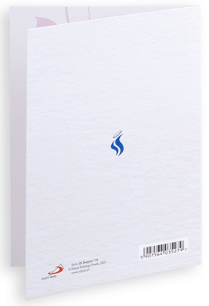 Karnet z kopertą: Ze Świętymi 14 - Życzę Ci opieki Świętego Jana Pawła II