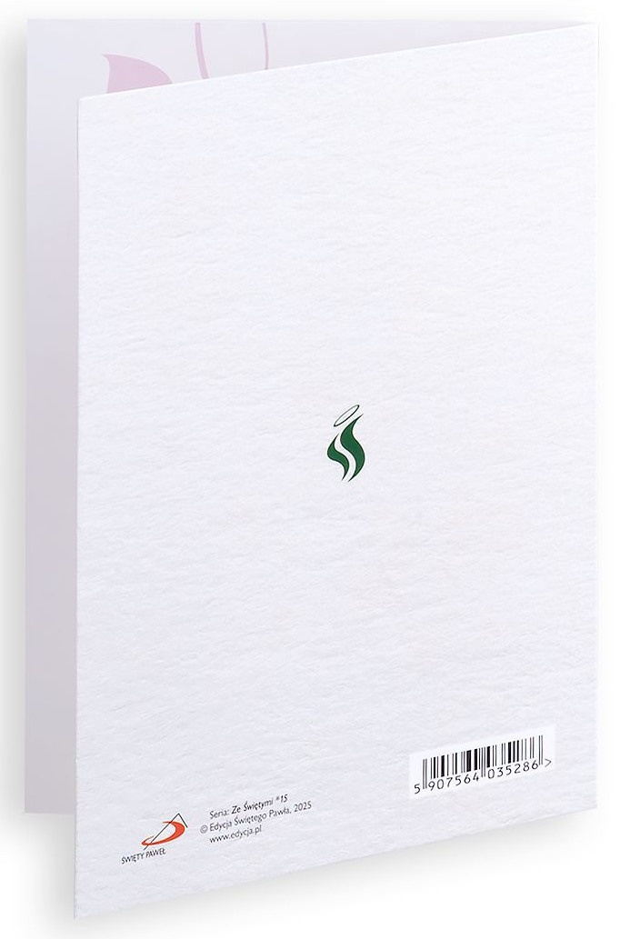 Karnet z kopertą: Ze Świętymi 15 - Życzę Ci opieki Świętego Krzysztofa