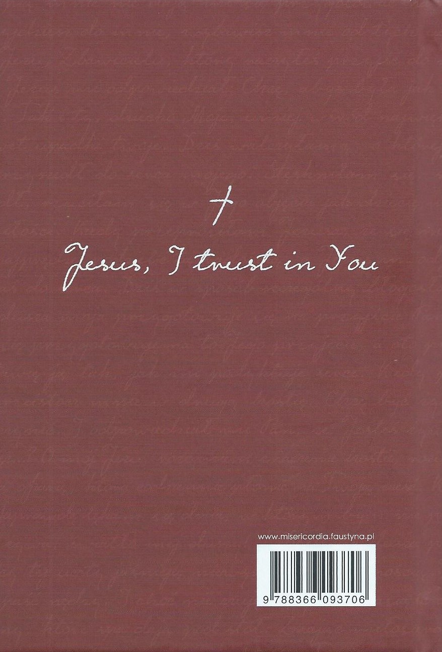 DIARY - Dzienniczek w jęz. angielskim (oprawa mała, twarda) - św. Siostra Faustyna Kowalska