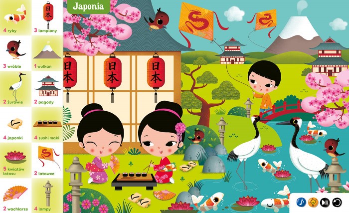 KAKADU: Dookoła świata. WYSZUKAJ I POLICZ (książka interaktywna) - Marzia Giordano