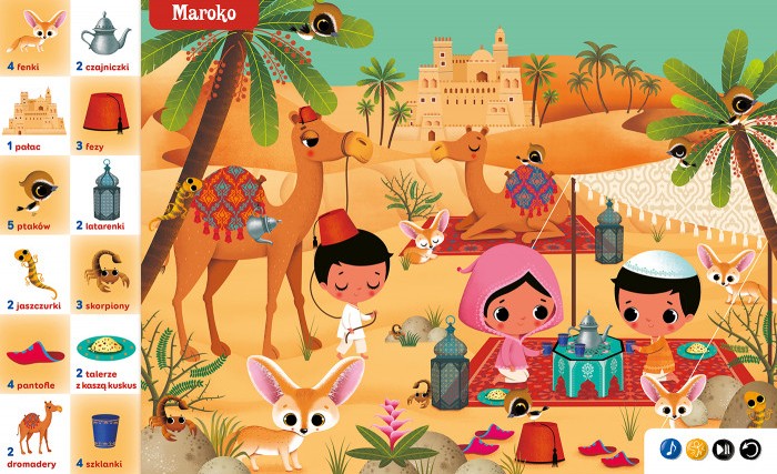 KAKADU: Dookoła świata. WYSZUKAJ I POLICZ (książka interaktywna) - Marzia Giordano