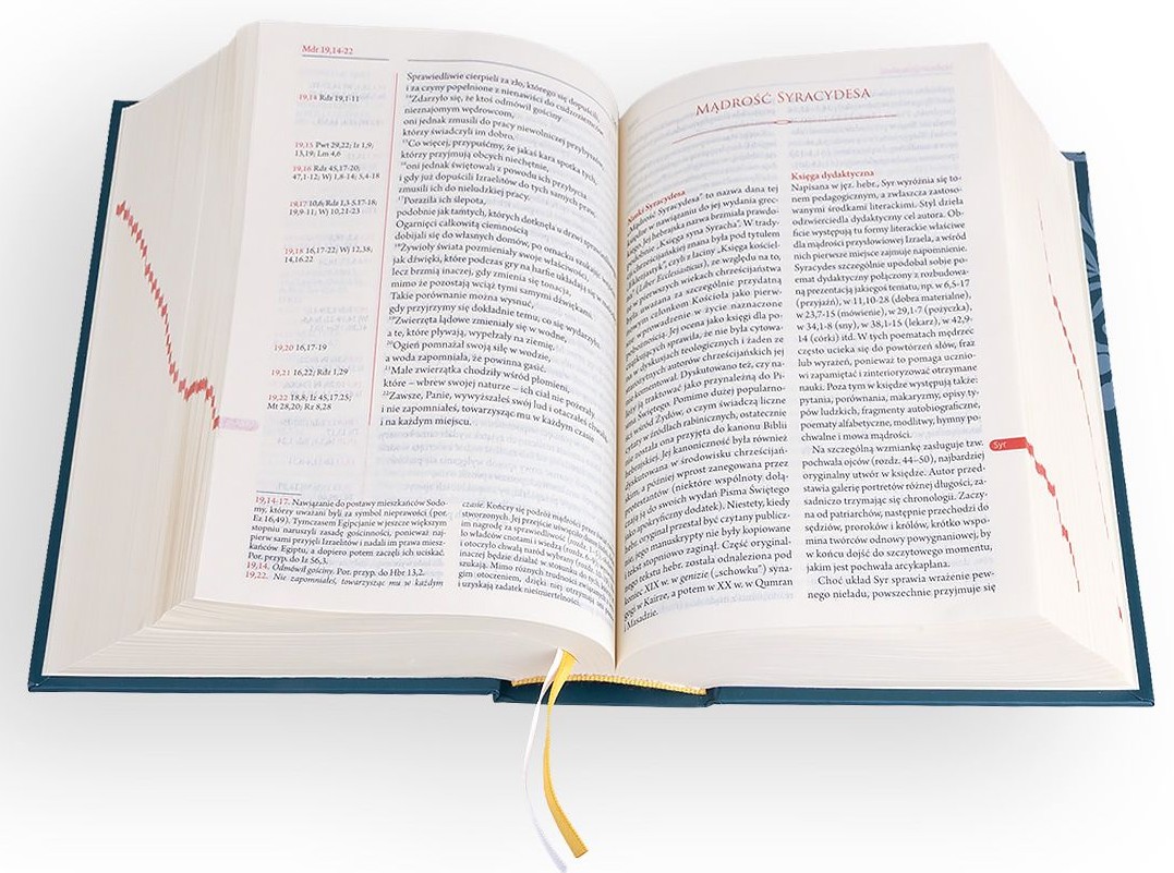 BIBLIA PLUS. Pismo Święte czytane metodą skrutacji - oprawa twarda, turkusowa