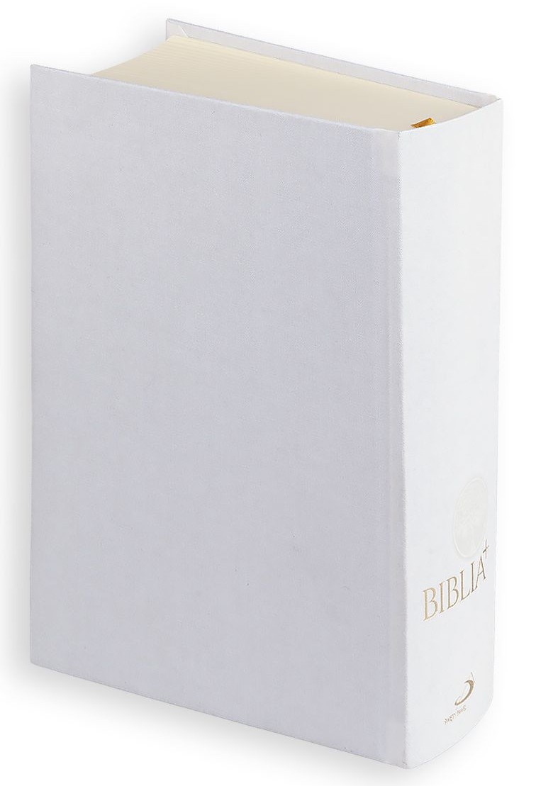 BIBLIA PLUS. Pismo Święte czytane metodą skrutacji - oprawa twarda, płótno, biała