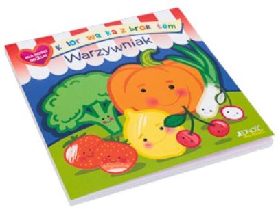 Kolorowanka z Brokatem: Warzywniak - Ola Makowska