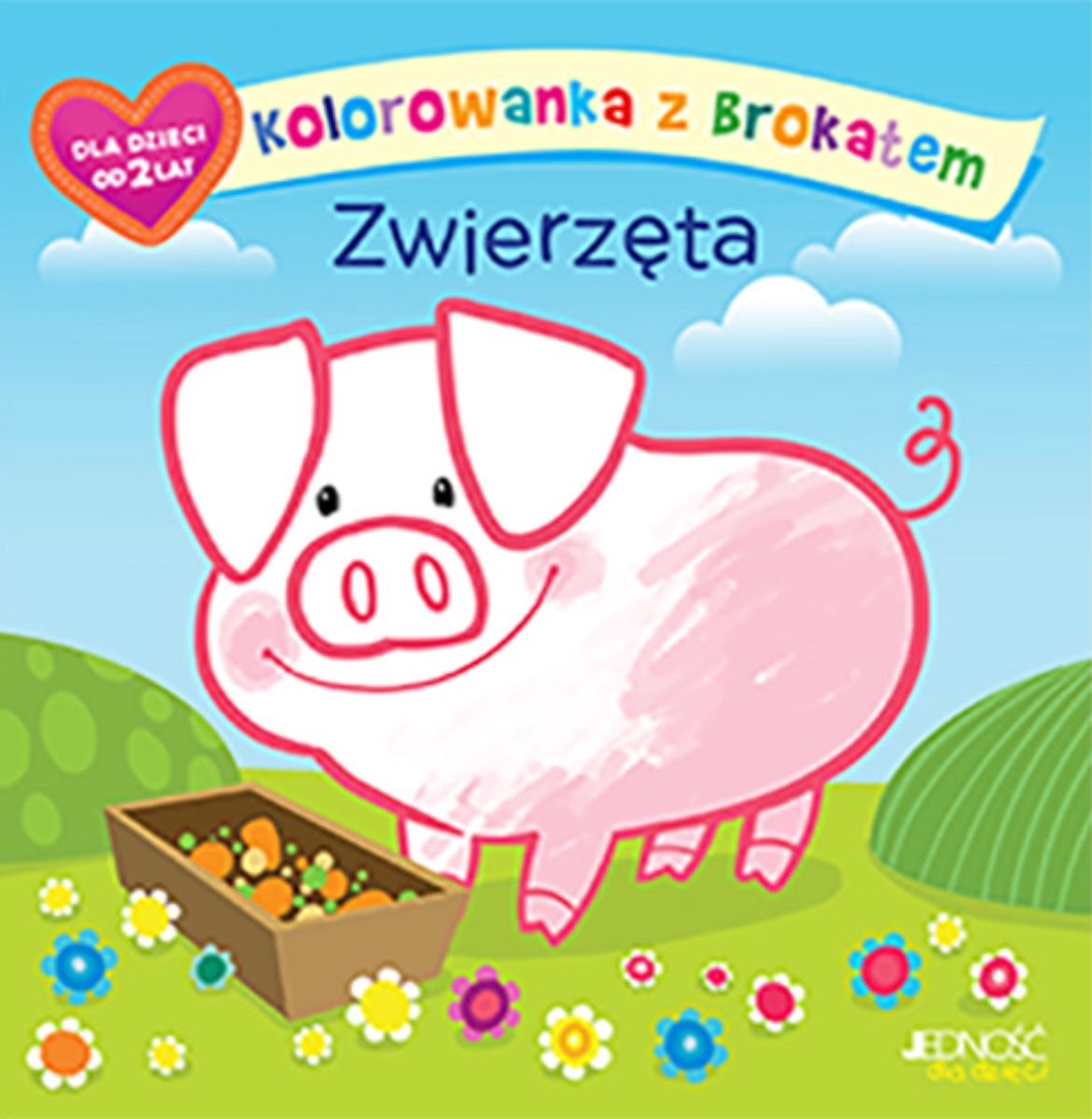 Kolorowanka z Brokatem: Zwierzęta - Ola Makowska