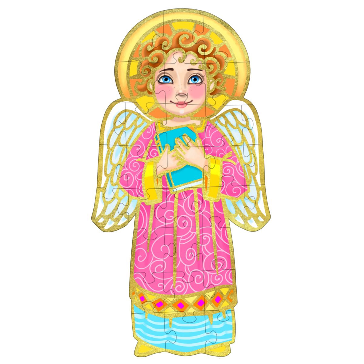 Książka z puzzlami: Twój Anioł Stróż - Ola Makowska