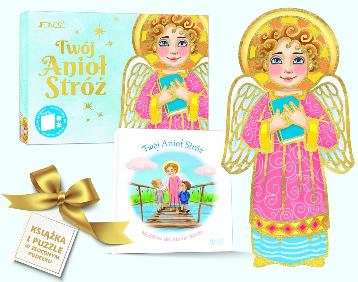 Książka z puzzlami: Twój Anioł Stróż - Ola Makowska